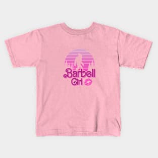 JUST A BARBELL Girl Kids T-Shirt